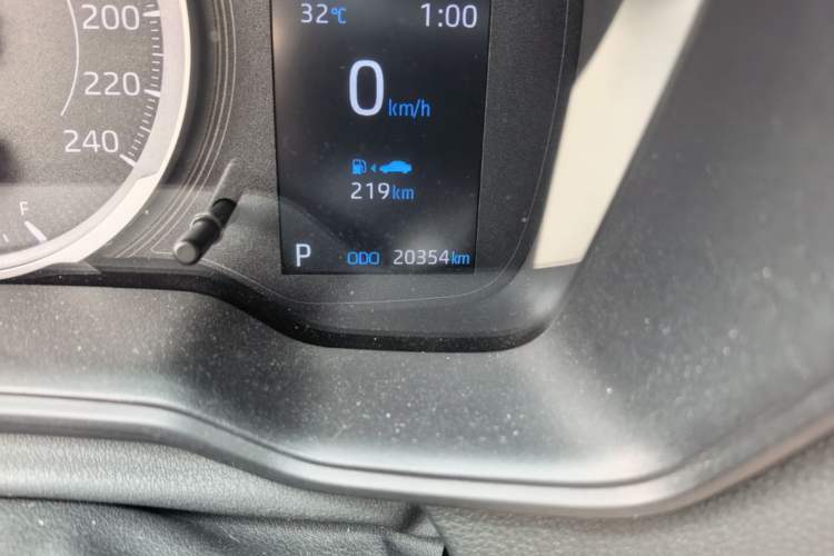 Used Toyota Levin 2024 185T CVT Luxury Edition Odometer Close Up