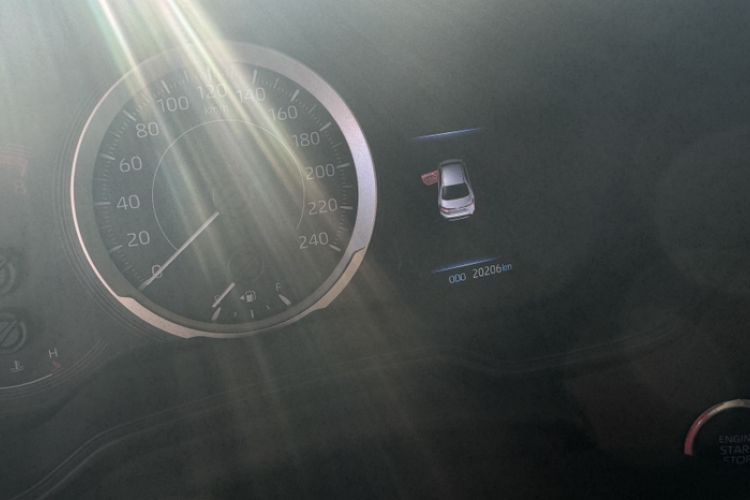 Used Toyota Levin 2024 185T CVT Luxury Edition Odometer Close Up