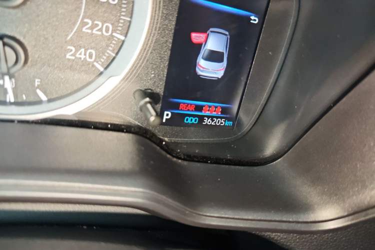 Used Toyota Levin 2024 185T CVT Luxury Edition Odometer Close Up
