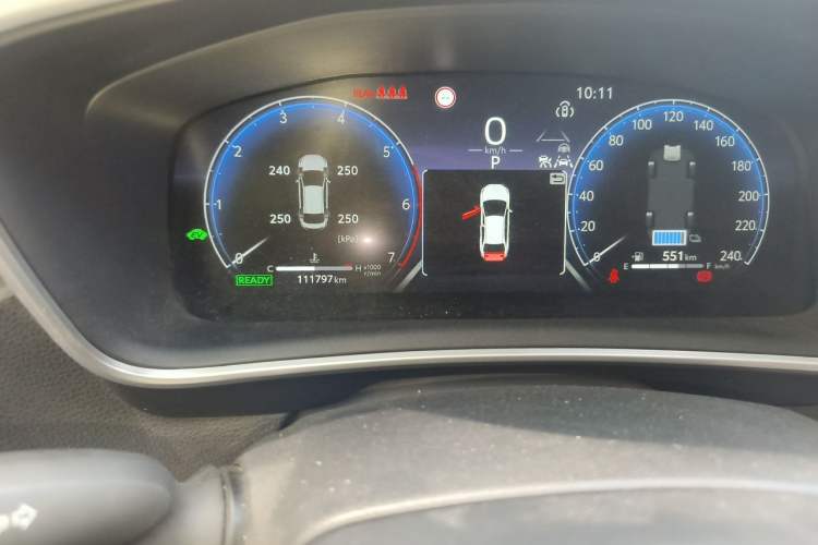Used Toyota Levin 2024 Smart Electric Hybrid Dual-Engine 1.8L Luxury Edition Odometer Close Up