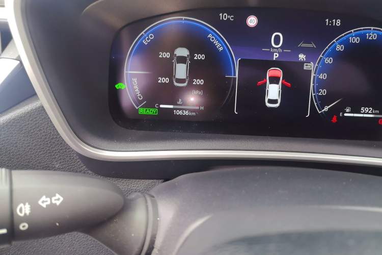Used Toyota Levin 2024 Smart Electric Hybrid Dual-Engine 1.8L Luxury Edition Odometer Close Up