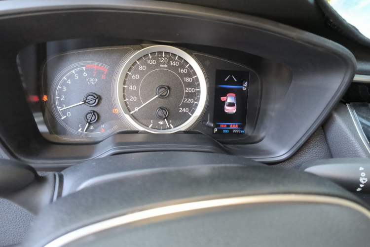 Used Toyota Levin 2024 185T CVT Luxury Edition Odometer Close Up