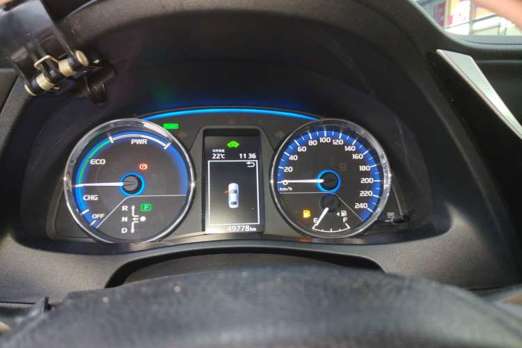 Used Toyota Levin Hybrid E+ 2019 1.8L GS E-CVT Elite Model with Sunroof Instrument Cluster