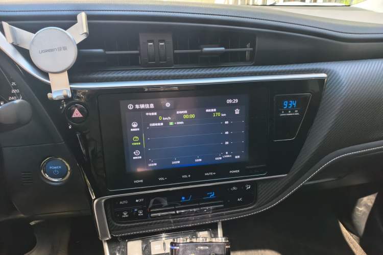 Used Toyota Levin Hybrid E+ 2019 1.8L GS E-CVT Elite Model with Sunroof Audio And AC Panel