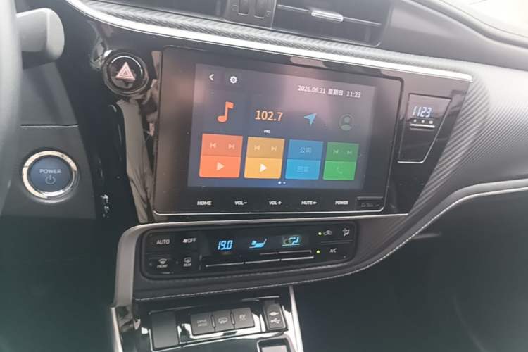 Used Toyota Levin Hybrid E+ 2019 1.8L PH V E-CVT Luxury Edition Audio And AC Panel