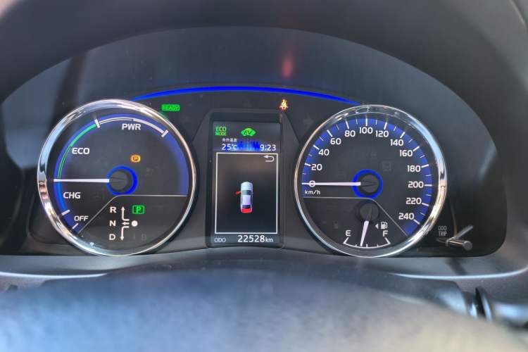 Used Toyota Levin Hybrid E+ 2019 1.8L GS E-CVT Elite Model with Sunroof Instrument Cluster