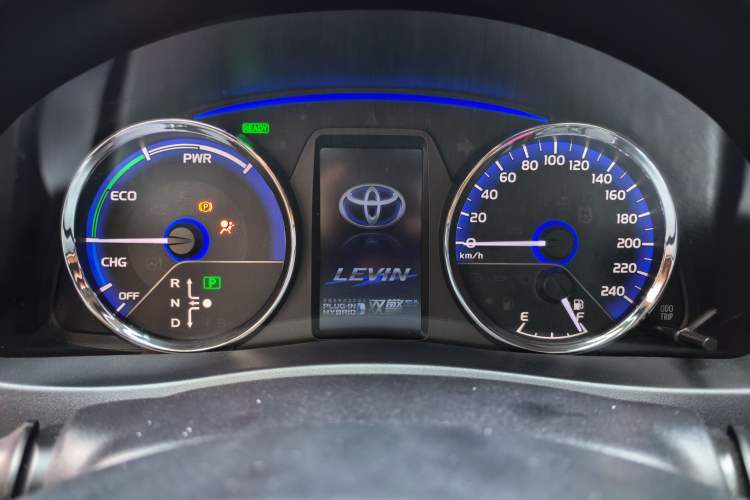 Used Toyota Levin Hybrid E+ 2019 1.8L GS E-CVT Elite Model with Sunroof Instrument Cluster