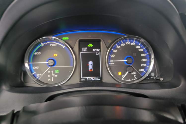Used Toyota Levin Hybrid E+ 2019 1.8L GS E-CVT Elite Model with Sunroof Instrument Cluster