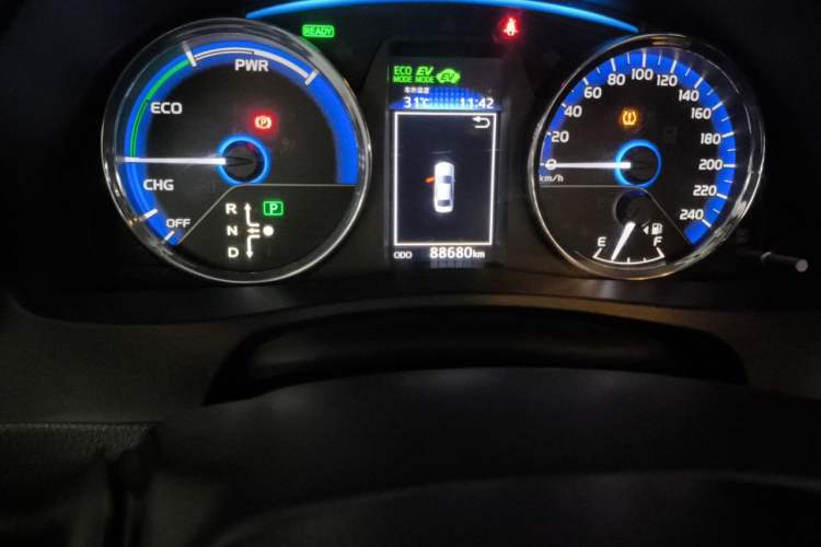 Used Toyota Levin Hybrid E+ 2019 1.8L PH V E-CVT Luxury Edition Odometer Close Up