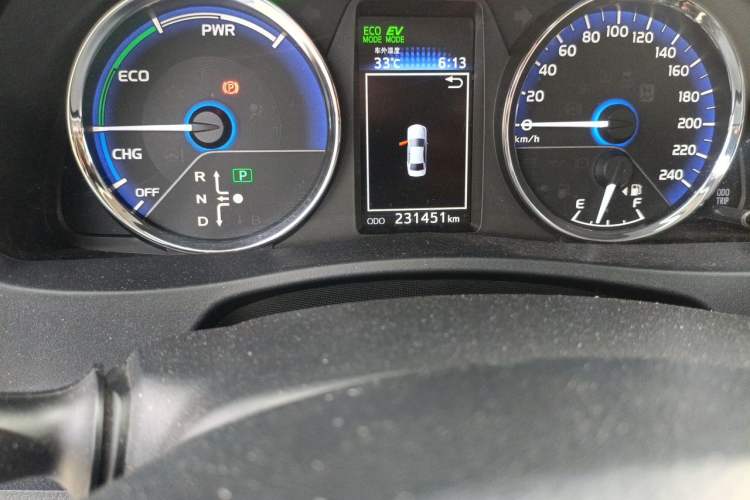 Used Toyota Levin Hybrid E+ 2019 1.8L PH GS E-CVT Elite Edition Odometer Close Up
