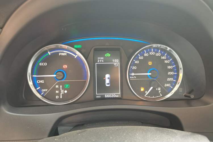 Used Toyota Levin Hybrid E+ 2019 1.8L GS E-CVT Elite Model with Sunroof Instrument Cluster