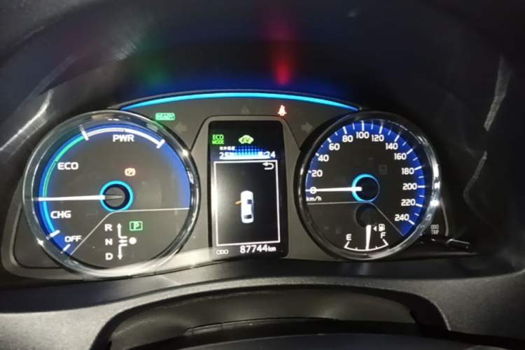 Used Toyota Levin Hybrid E+ 2019 1.8L GS E-CVT Elite Model with Sunroof Instrument Cluster