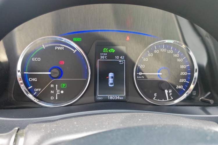 Used Toyota Levin Hybrid E+ 2019 1.8L GS E-CVT Elite Model with Sunroof Instrument Cluster