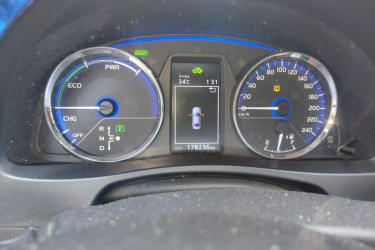 Used Toyota Levin Hybrid E+ 2019 1.8L GS E-CVT Elite Model with Sunroof Instrument Cluster