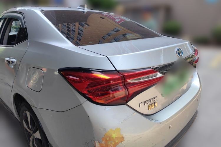 Used Toyota Levin Hybrid E+ 2019 1.8L GS E-CVT Elite Model with Sunroof Rear Left 45 Deg