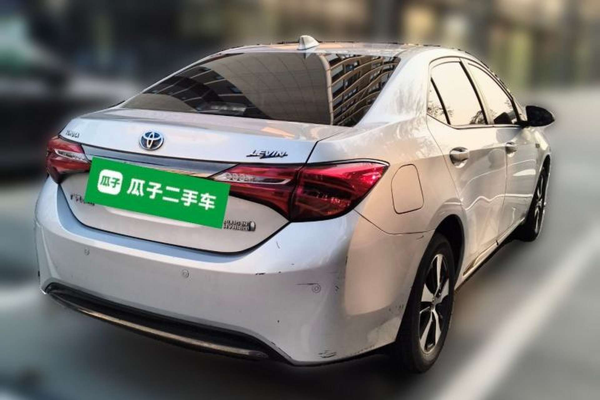 Used Toyota Levin Hybrid E+ 2019 1.8L PH GS E-CVT Elite Edition Rear Right 45 Deg