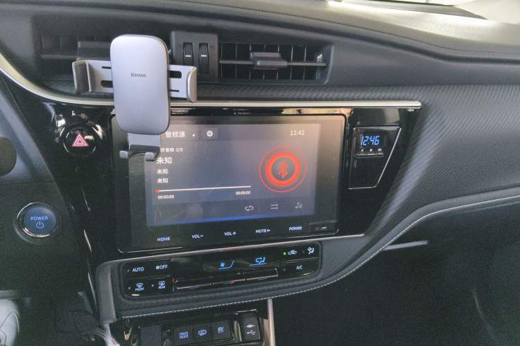 Used Toyota Levin Hybrid E+ 2019 1.8 PH GS E-CVT Elite Style Edition Audio And AC Panel