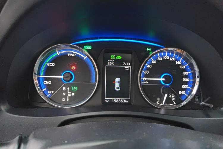 Used Toyota Levin Hybrid E+ 2019 1.8L GS E-CVT Elite Model with Sunroof Instrument Cluster