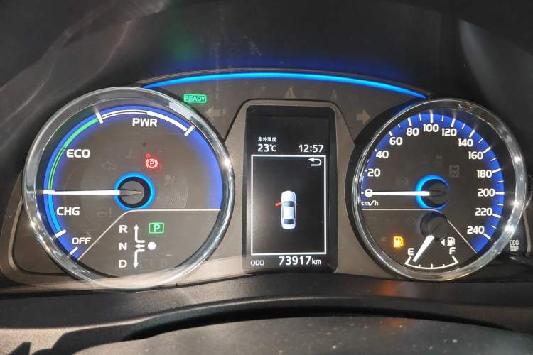 Used Toyota Levin Hybrid E+ 2019 1.8L GS E-CVT Elite Model with Sunroof Instrument Cluster