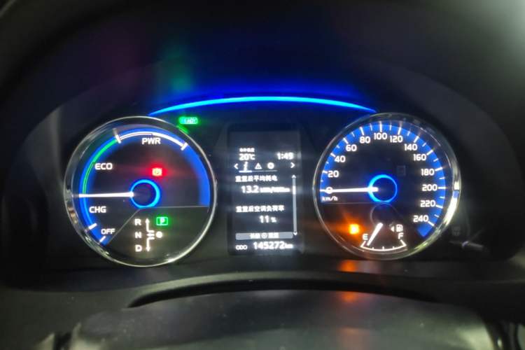 Used Toyota Levin Hybrid E+ 2019 1.8L GS E-CVT Elite Model with Sunroof Instrument Cluster