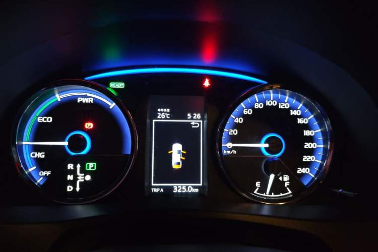 Used Toyota Levin Hybrid E+ 2019 1.8L GS E-CVT Elite Model with Sunroof Instrument Cluster