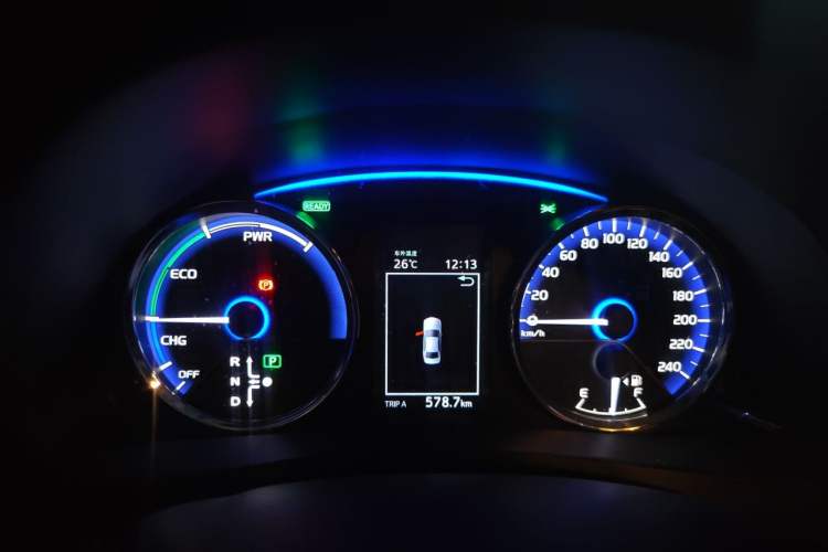 Used Toyota Levin Hybrid E+ 2019 1.8L GS E-CVT Elite Model with Sunroof Instrument Cluster