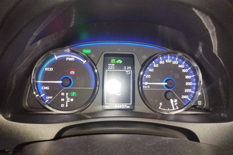 Used Toyota Levin Hybrid E+ 2019 1.8L GS E-CVT Elite Model with Sunroof Instrument Cluster
