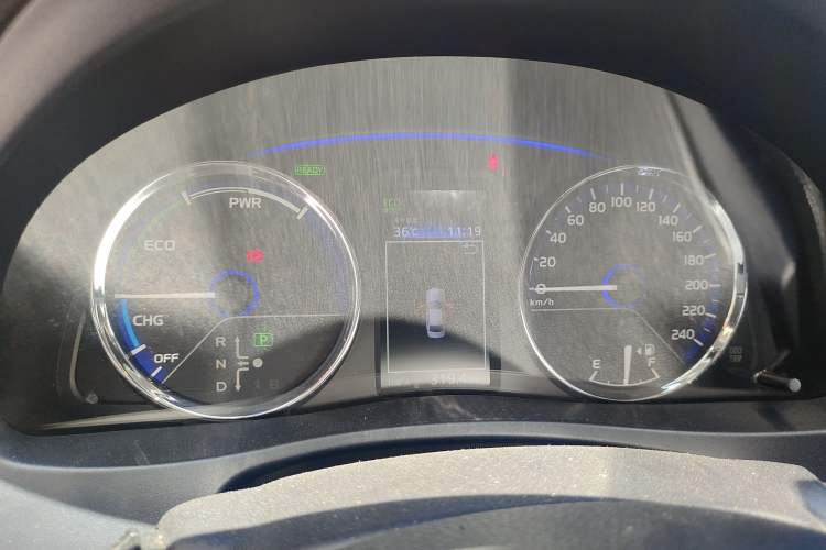 Used Toyota Levin Hybrid E+ 2019 1.8L GS E-CVT Elite Model with Sunroof Instrument Cluster