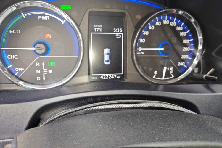 Used Toyota Levin Hybrid E+ 2019 1.8L PH GS E-CVT Elite Edition Odometer Close Up