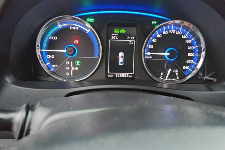 Used Toyota Levin Hybrid E+ 2019 1.8L GS E-CVT Elite Model with Sunroof Odometer Close Up