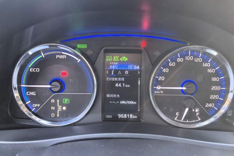 Used Toyota Levin Hybrid E+ 2019 1.8L GS E-CVT Elite Model with Sunroof Odometer Close Up