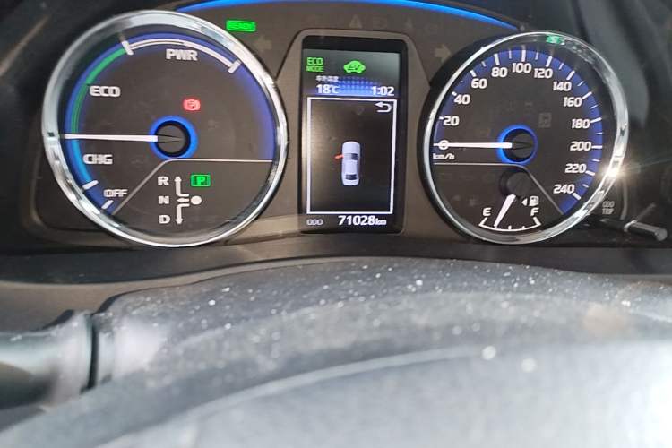 Used Toyota Levin Hybrid E+ 2019 1.8L PH V E-CVT Luxury Edition Odometer Close Up