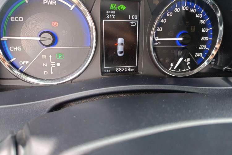 Used Toyota Levin Hybrid E+ 2019 1.8L PH GS E-CVT Elite Edition Odometer Close Up