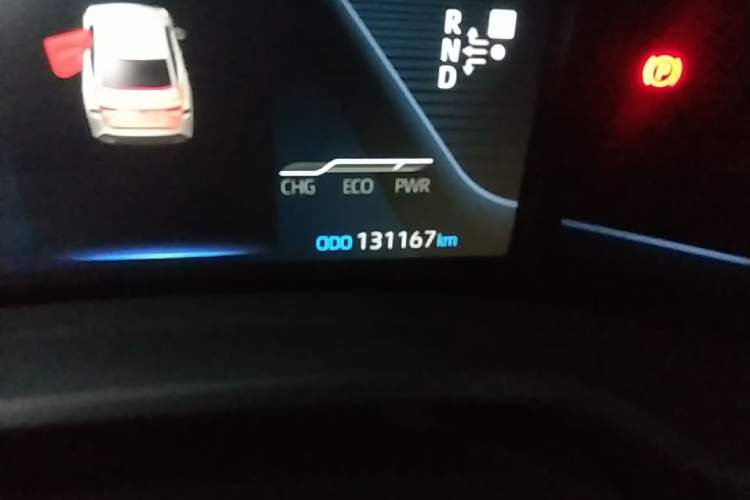 Used Toyota Mirai  Odometer Close Up