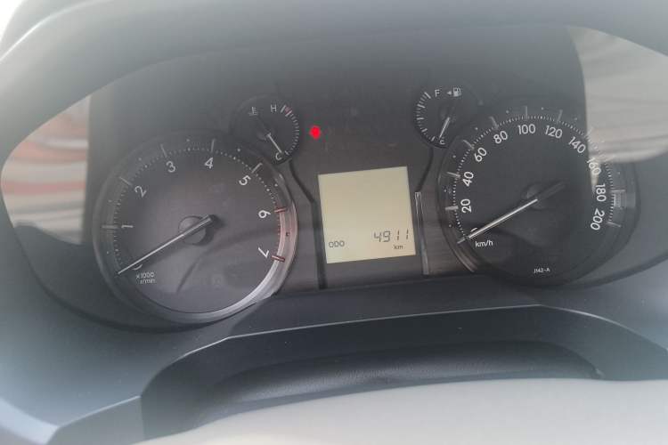 Used Toyota Prado  Odometer Close Up