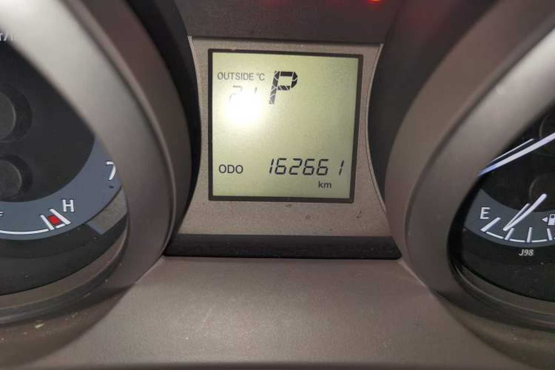 Used Toyota Prado  Odometer Close Up