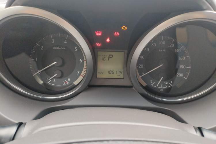Used Toyota Prado  Odometer Close Up