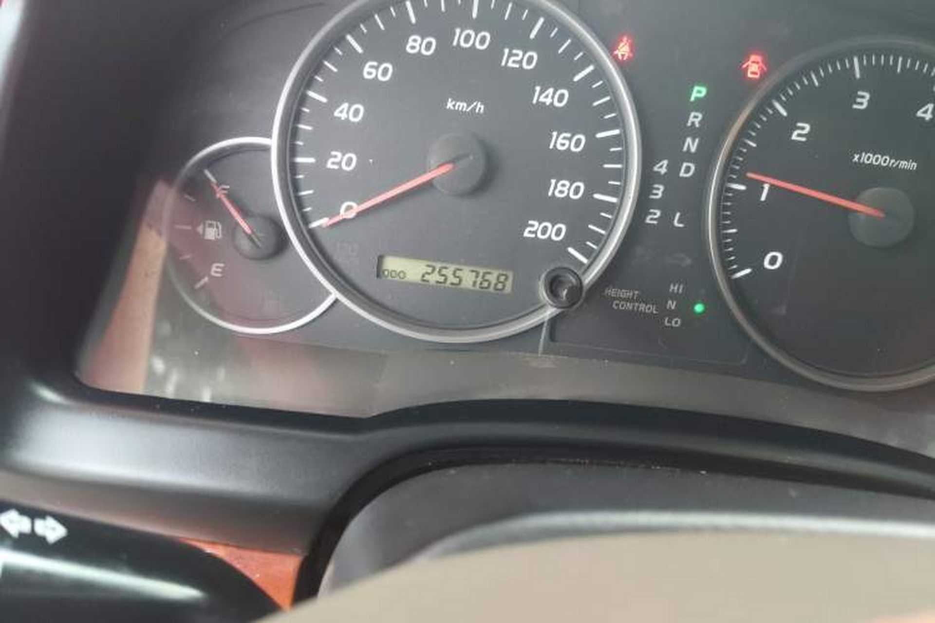 Used Toyota Prado 2004 4.0L Automatic GX Odometer Close Up