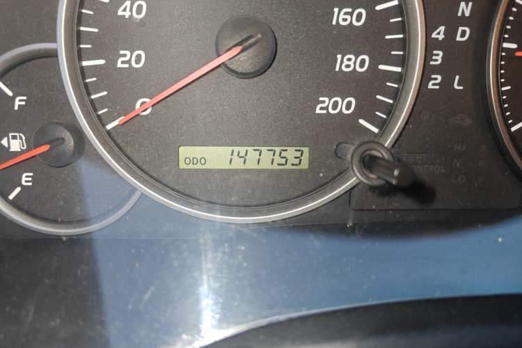 Used Toyota Prado 2006 4.0L Automatic VX Odometer Close Up