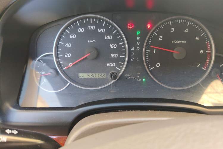 Used Toyota Prado 2006 4.0L Automatic VX Odometer Close Up