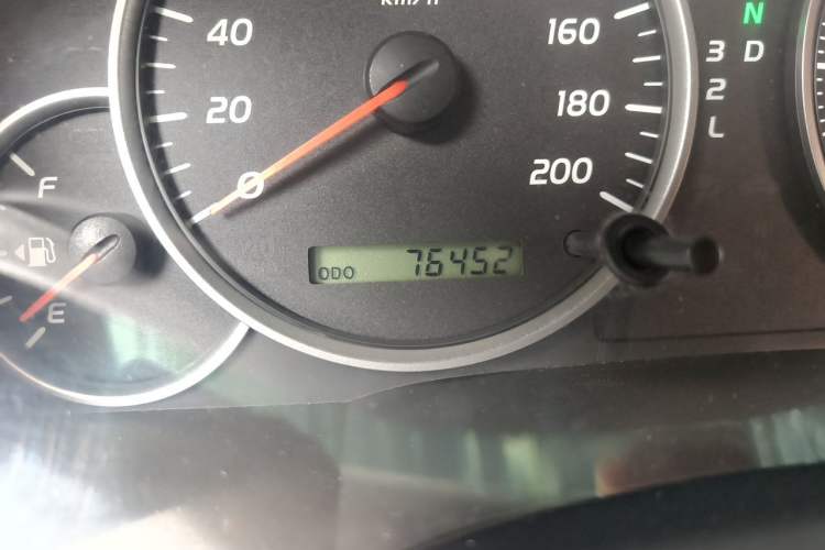 Used Toyota Prado 2008 2.7L Automatic Middle East Version Odometer Close Up