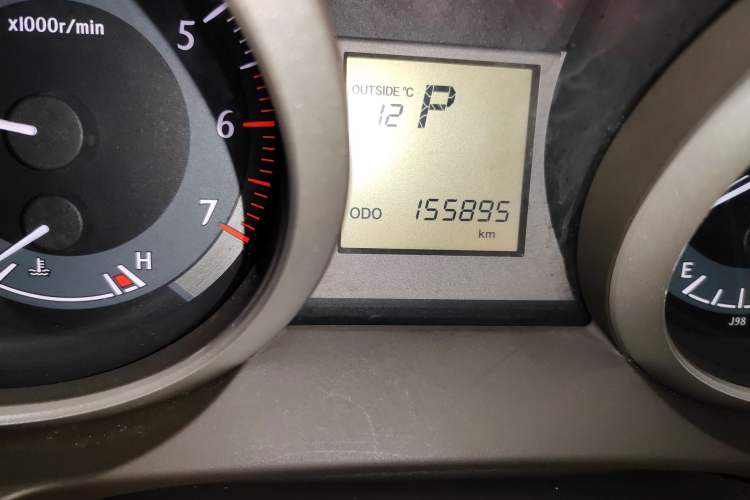 Used Toyota Prado 2010 2.7L Automatic Standard Edition Odometer Close Up