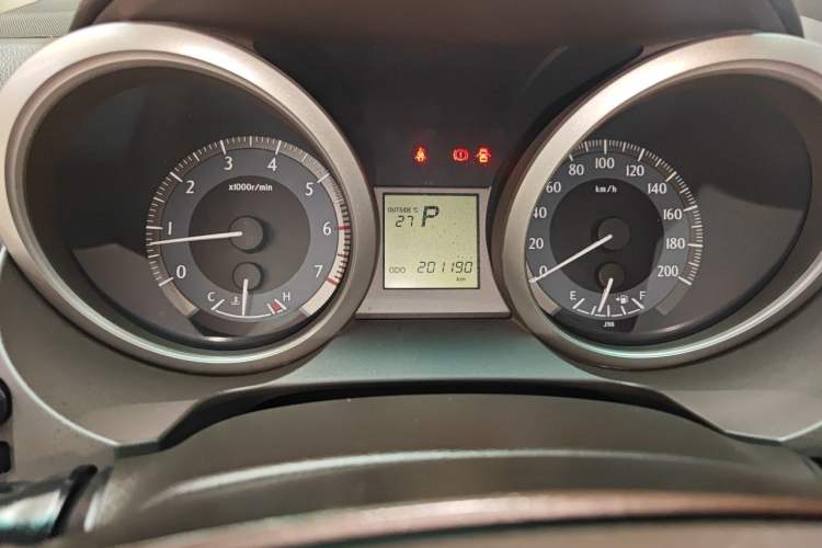 Used Toyota Prado 2010 2.7L Automatic Standard Edition Odometer Close Up