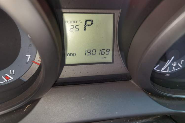Used Toyota Prado 2010 4.0L Automatic TX Odometer Close Up