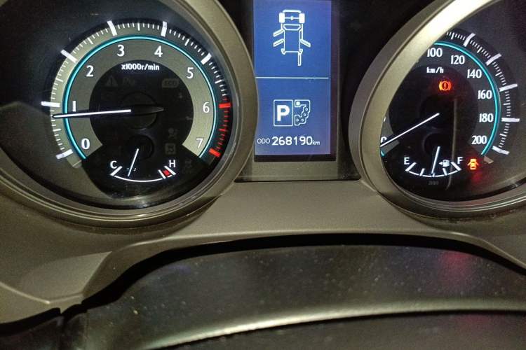 Used Toyota Prado 2010 4.0L Automatic TX-L NAVI Odometer Close Up