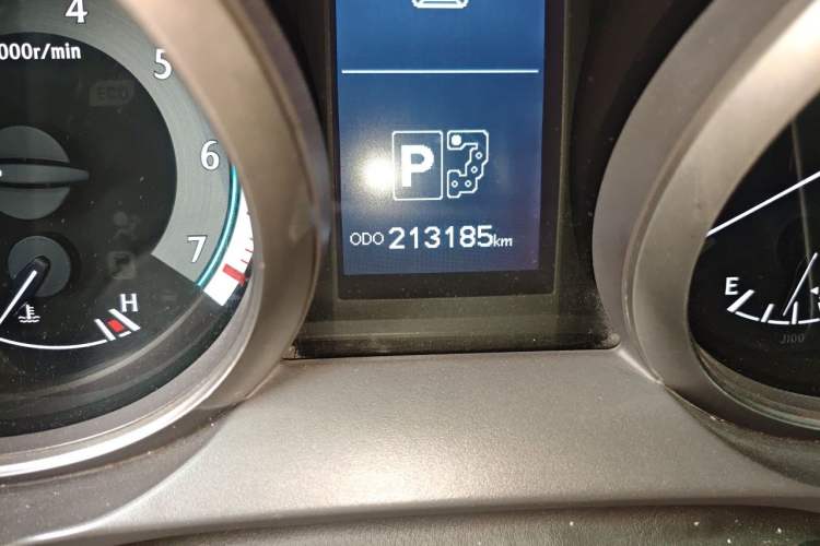 Used Toyota Prado  Odometer Close Up