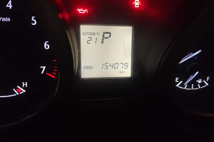 Used Toyota Prado 2010 2.7L Automatic Standard Edition Odometer Close Up