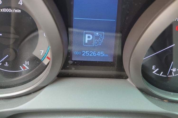 Used Toyota Prado 2010 4.0L Automatic TX-L Odometer Close Up