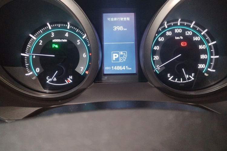 Used Toyota Prado 2010 4.0L Automatic TX-L NAVI Odometer Close Up
