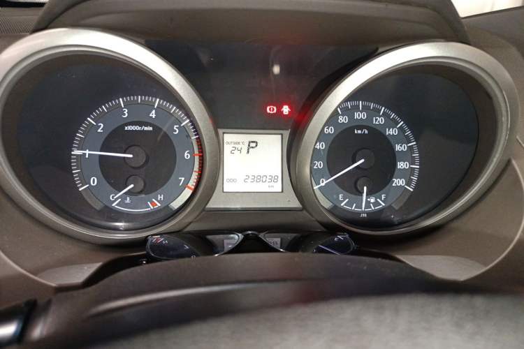 Used Toyota Prado 2010 2.7L Automatic Standard Edition Odometer Close Up